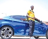 Benjamin Asare was presented a car gift for his dedication and hardwork