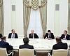 [1/2] Russian President Vladimir Putin attends a meeting with Iranian Foreign Minister Abbas Araqchi, as Head of the Russian General Staff's Main Intelligence Directorate Igor Kostyukov, Russian Foreign Minister Sergei Lavrov and Presidential Aide Yury Ushakov sit nearby, at the Kremlin in Moscow, Russia June 23, 2025. Sputnik/Alexander Kazakov/Pool via REUTERS Purchase Licensing Rights