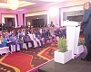 President John Mahama delivering the keynote address at the forum in Accra. Picture: SAMUEL TEI ADANO