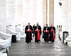 • All cardinals who will elect a new pope arrive in Rome