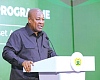 President John Mahama speaking at the ceremony