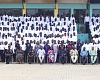 Dignitaries with the trainees after the event