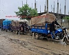 Tricycles compete with vehicles from the Kasoa-Accra section at Mangoline. Pictures: DOUGLAS ANANE-FRIMPONG & ERNEST KODZI