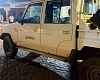 One of the confiscated vehicles packed in front of the Gulkpe Naa Palace in Tamale