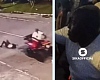 Father arrested after tying son to motorbike, dragging him on North Legon road after boy went out to play football against his instructions