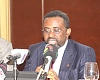Dr Johnson Pandit Asiama (inset), Governor, BoG, addressing members of the Association of Ghana Industries
