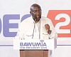 Dr Mahamudu Bawumia, flag bearer, NPP, delivering his speech at the party headquarters in Accra. Picture: ELVIS NII NOI DOWUONA 