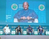 President John Mahama speaking at the event