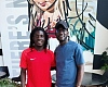 Bechem United President holds talks with Black Stars midfielder Caleb Yirenkyi on advancing town's football