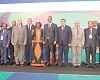 Prof. Naana Jane Opoku-Agyemang (middle), Vice-President, with Ibrahim Adem Farah (6th from right), Deputy Prime Minister, Federal Democratic Republic of Ethiopia; Carlos Vila Nova (5th from left), President of São Tomé and Príncipe; Fifi Fiavi Kwetey (right), General-Secretary, National Democratic Congress, and other dignitaries. Picture: ELVIS NII NOI DOWUONA 