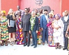 Sir Sadiq Khan (middle), Mayor of London, with some queenmothers and traditional leaders of the Ga State after the meeting in Accra. Picture: ELVIS NII NOI DOWUONA 