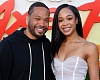 Eric Murphy and Jasmine Page Lawrence in 2024 in California. Leon Bennett/Getty Images
