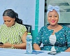 Joycelyn Quarshie (left), MP for North Dayi, with Hamdiya Amadu Yakubu, Deputy Director, Provider and Client Relations, NHIS
