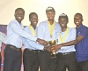 Representatives of the Kwame Nkrumah University of Science and Technology who won the Tertiary Business Sense Challenge 2025. Picture: ESTHER ADJORKOR ADJEI 