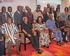 Dignitaries and other participants during the dialogue