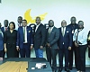 Officials of the GCGL and GCB Bank PLC after the meeting. Picture: EDNA SALVO KOTEY 