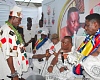 • Gbese Mantse Nii Ayi Bonte II (second right) speaking during the ceremony in the presence of some leading members of the club
