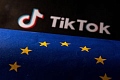 EU flag and TikTok logo are seen in this illustration taken, June 2, 2023. REUTERS/Dado Ruvic/Illustration/File Photo