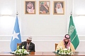• Ahmed Moallim Fiqi (left), Somali Defence Minister, signing the memorandum of understanding for military cooperation with Khalid bin Salman bin Abdulaziz, his Saudi counterpart, in Riyadh
