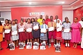 The 2025 essay winners with dignitaries, their parents, teachers and staff of the Graphic Communications Group Ltd after the programme