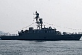 The Iris Dena seen in the Bay of Bengal during the International Fleet Review 2026