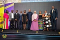 Dr Clement Apaak (5th from right), Deputy Minister of Education, with some of the dignitaries and award winners at the 2025 WAEC Distinction Awards