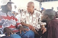  Mustapha Abdul-Hamid, as National Youth Organiser of NPP, confers with Dan Botwe (then Gen. Sec of NPP) at a campaign rally in 2004. With them is John Boadu (then Treasurer of the NPP Youth Wing)