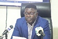 Andrew Ackah, CEO of the Advertising Association of Ghana, addressing the media at the event  Picture: CALEB VANDERPUYE