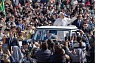 Pope Leo XIV gives a thumbs up during the weekly general audience in St. Peter’s Square on March 25, 2026.