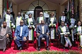 President John Dramani Mahama (seated middle) with current judges of the African Court