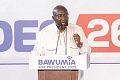 Dr Mahamudu Bawumia, flag bearer, NPP, delivering his speech at the party headquarters in Accra. Picture: ELVIS NII NOI DOWUONA 
