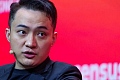 Justin Sun at a crypto conference in 2025