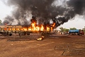 Fire guts Ibrahim Mahama’s heritage train