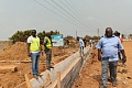  Ernest Norgbey (left), MP for Ashaiman, inspecting ongoing construction works in some suburbs of Ashaiman.
