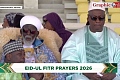 Sheikh Osman Nuhu Sharubutu (seated left), National Chief Imam  and President John Dramani Mahama at the event