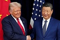 Trump and Xi when they met in South Korea last year