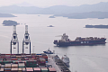 A cargo ship carrying containers approaches a terminal of the Yantian port in Shenzhen, Guangdong province, China October 30, 2025. REUTERS/Tingshu Wang