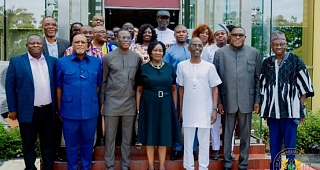 Vice President Opoku-Agyemang engages NDC leadership