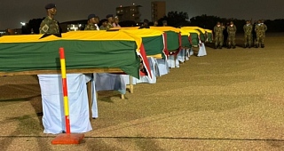 From helicopter crash site to 37 Military Hospital: The sombre return of Ghana's fallen officials