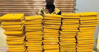 Police arrest man with 92 slabs of suspected indian hemp in Akatsi