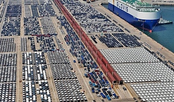 China exports about seven million cars a year, nearly half of which are EVs