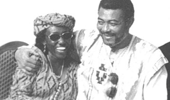 President Rawlings and his wife, Nana Konadu