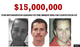 The US had offered a $15m (£11.1m) bounty for information on El Mencho's whereabouts