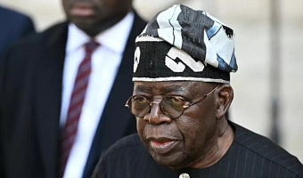 Nigeria's President Bola Tinubu in central London during a visit to the UK on March 19, 2026. © Justin Tallis, AFP
