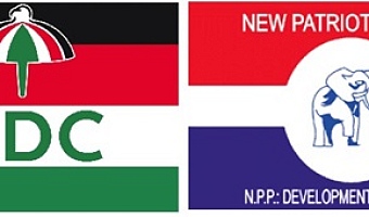 Symbols of the NDC(left) and NPP