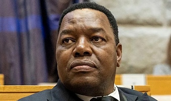 Police boss Fannie Masemola spoke to the media after the hearing to deny the charges