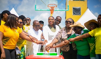 Aurora Legacy Project: Alumna donates multipurpose basketball court to Aburi Girls’ SHS