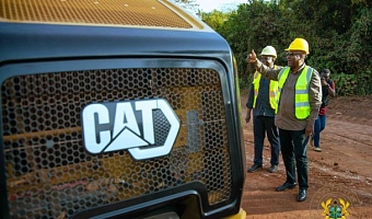 Mahama inspects roads, school projects and airport site on Bono tour