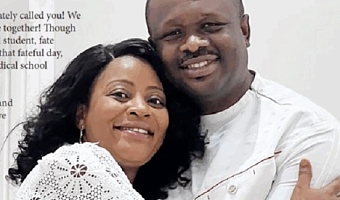 Dr Edward Omane Boamah and his Mrs wife Rita Omane Boamah