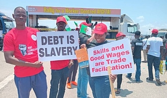 Pan-African Progressive Front joins Thousands in Accra to demand reparative justice and freedom from debt